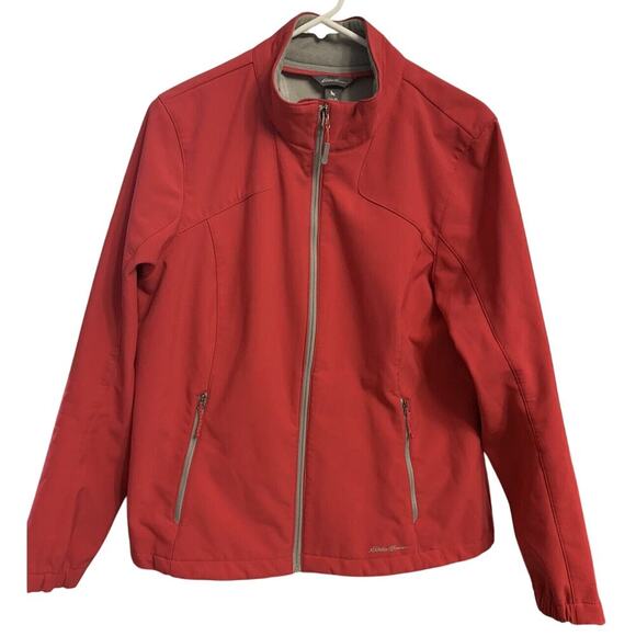 Eddie Bauer Women's Size XL Hot Pink Shell Jacket Coat Liner Windbreaker - Picture 1 of 13